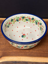 Load image into Gallery viewer, Bowl, Cereal 6&quot; - Christmas Holly
