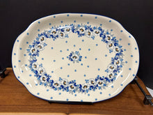 Load image into Gallery viewer, Platter, Oval, 11.5&quot; x 15.5&quot; - White Poppy
