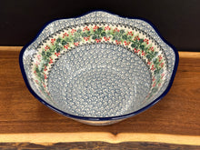 Load image into Gallery viewer, Bowl, Wavy Edge 10&quot; - Holly Berry
