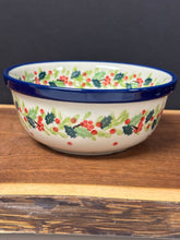 Load image into Gallery viewer, Bowl, Cereal 6&quot; - Christmas Holly
