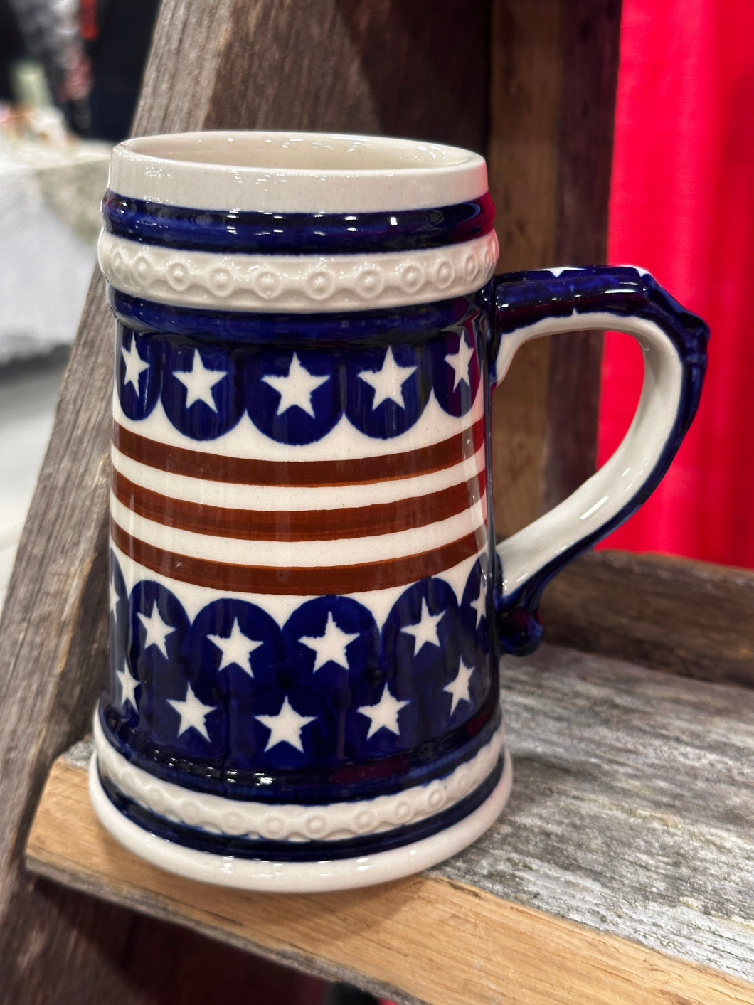 Beer Stein 20 oz - Stars & Stripes