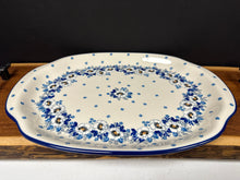 Load image into Gallery viewer, Platter, Oval, 11.5&quot; x 15.5&quot; - White Poppy
