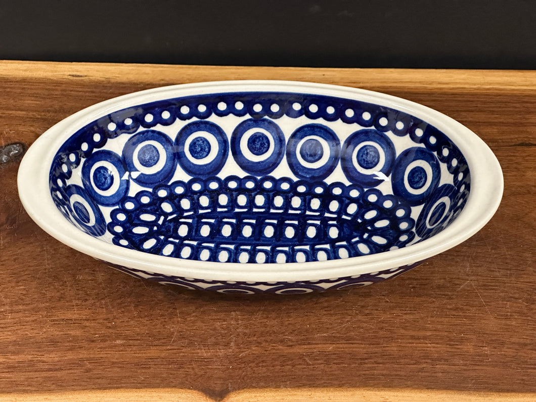 Bowl, Oval - 2nd Hand - Vintage Pattern