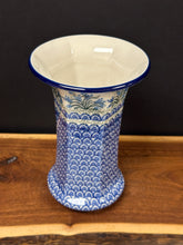 Load image into Gallery viewer, Vase, 9.5” Fluted - Blue Bell
