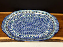 Load image into Gallery viewer, Platter, Oval, 11.5&quot; x 15.5&quot; - Blue Yonder
