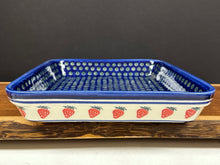 Load image into Gallery viewer, Baker, Pre-owned Large Rectangular - Strawberries
