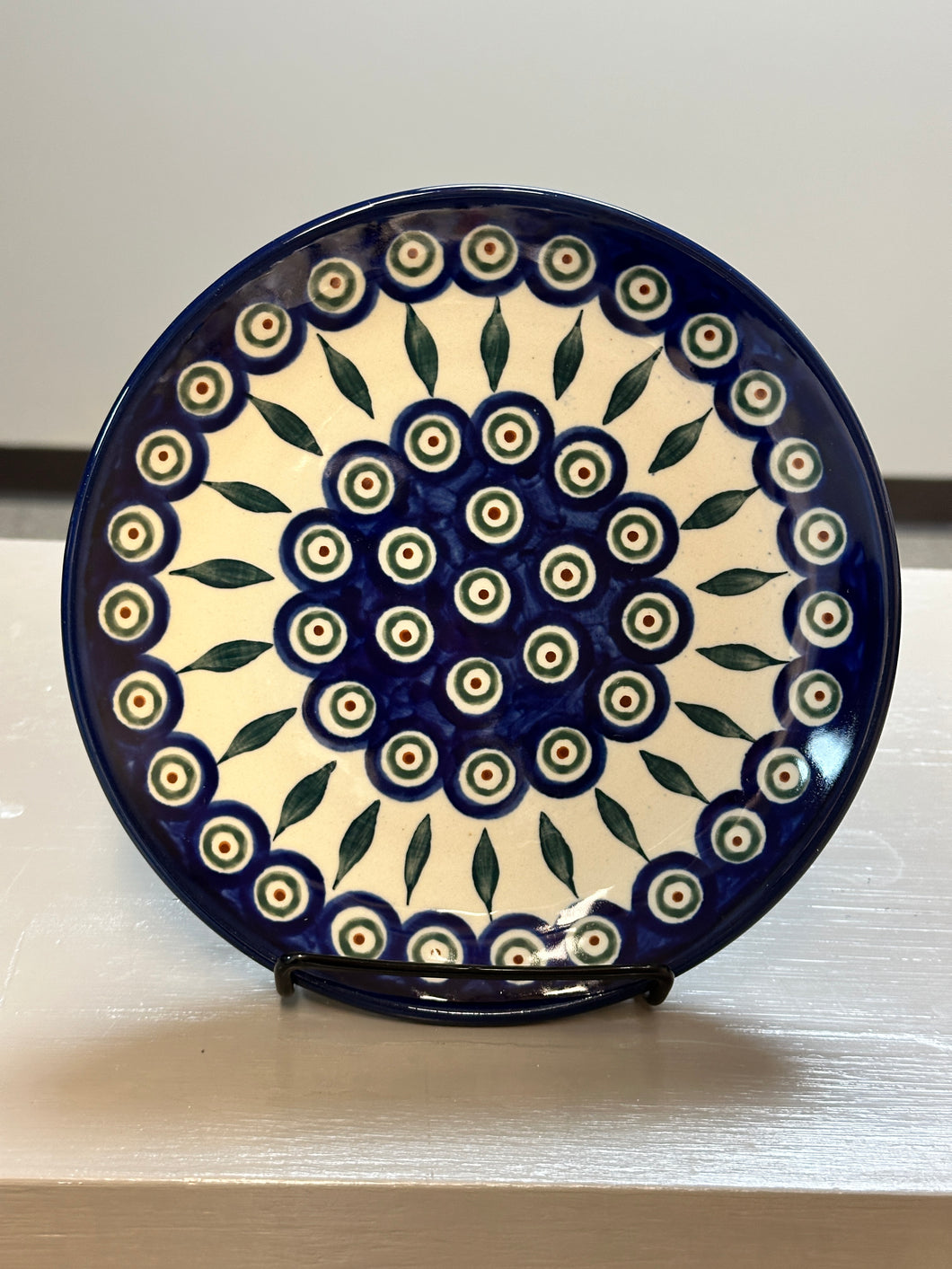 Plate, Salad Pre-owned - Peacock