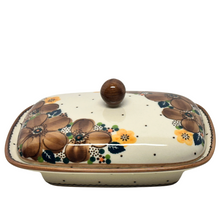 Load image into Gallery viewer, Butter Dish, Euro Wide - Galia Coffee &amp; Cream
