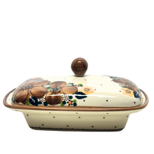 Load image into Gallery viewer, Butter Dish, Euro Wide - Galia Coffee &amp; Cream
